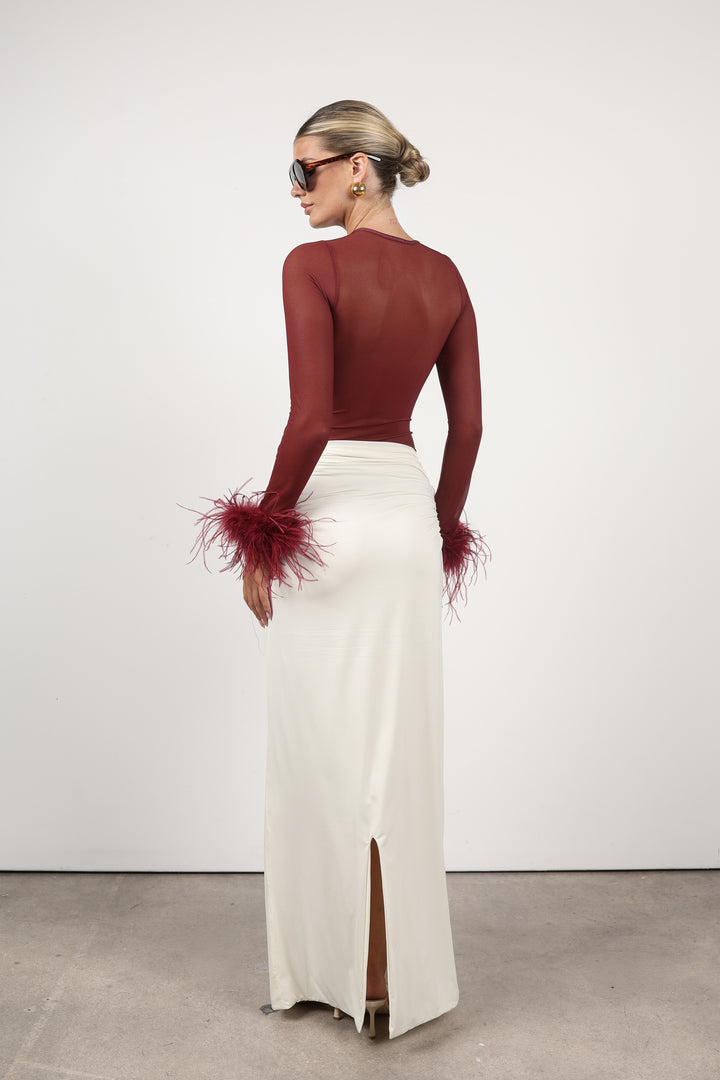Feather Bodysuit