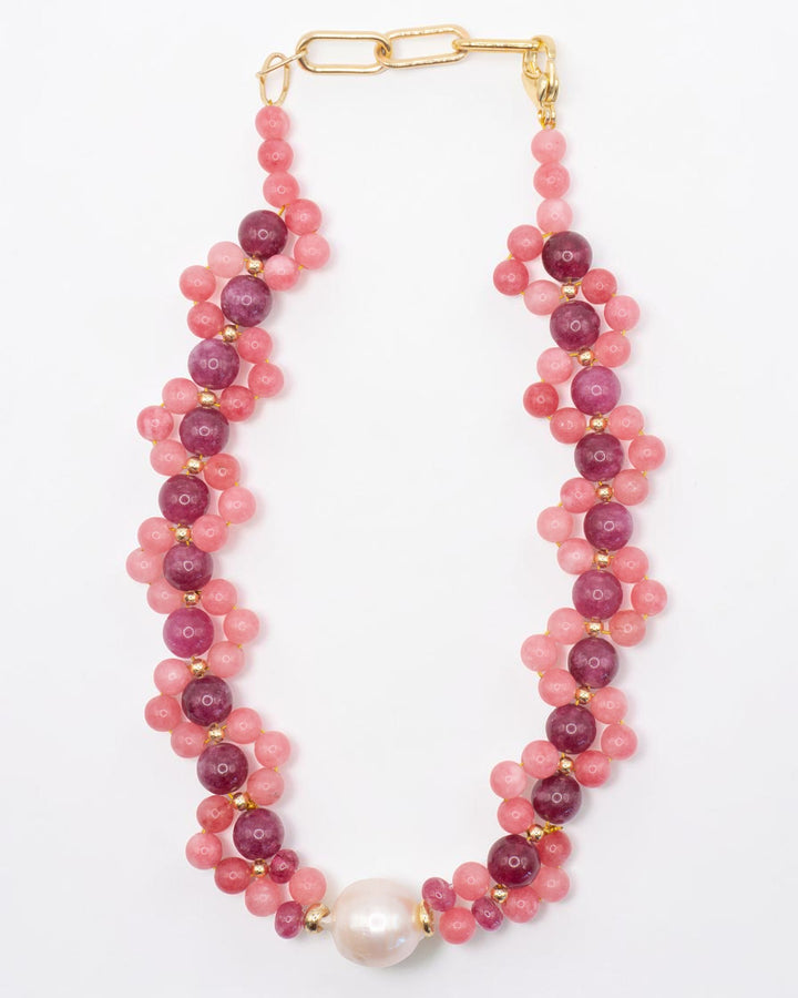Rosé Stone Choker