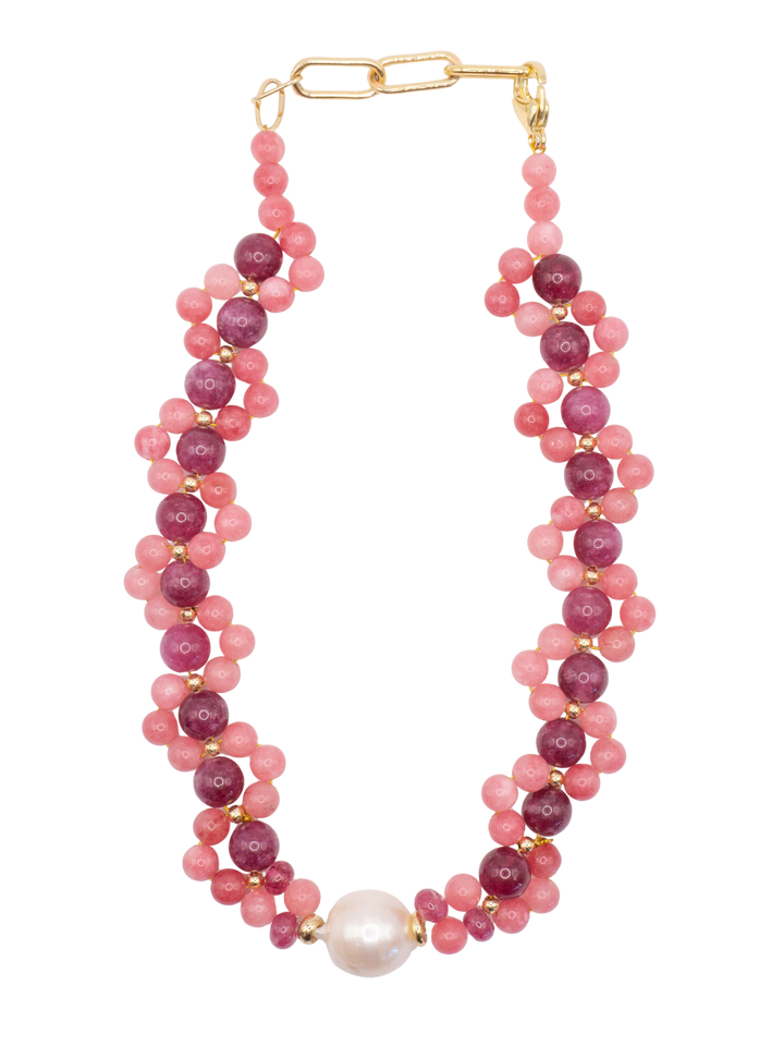 Rosé Stone Choker