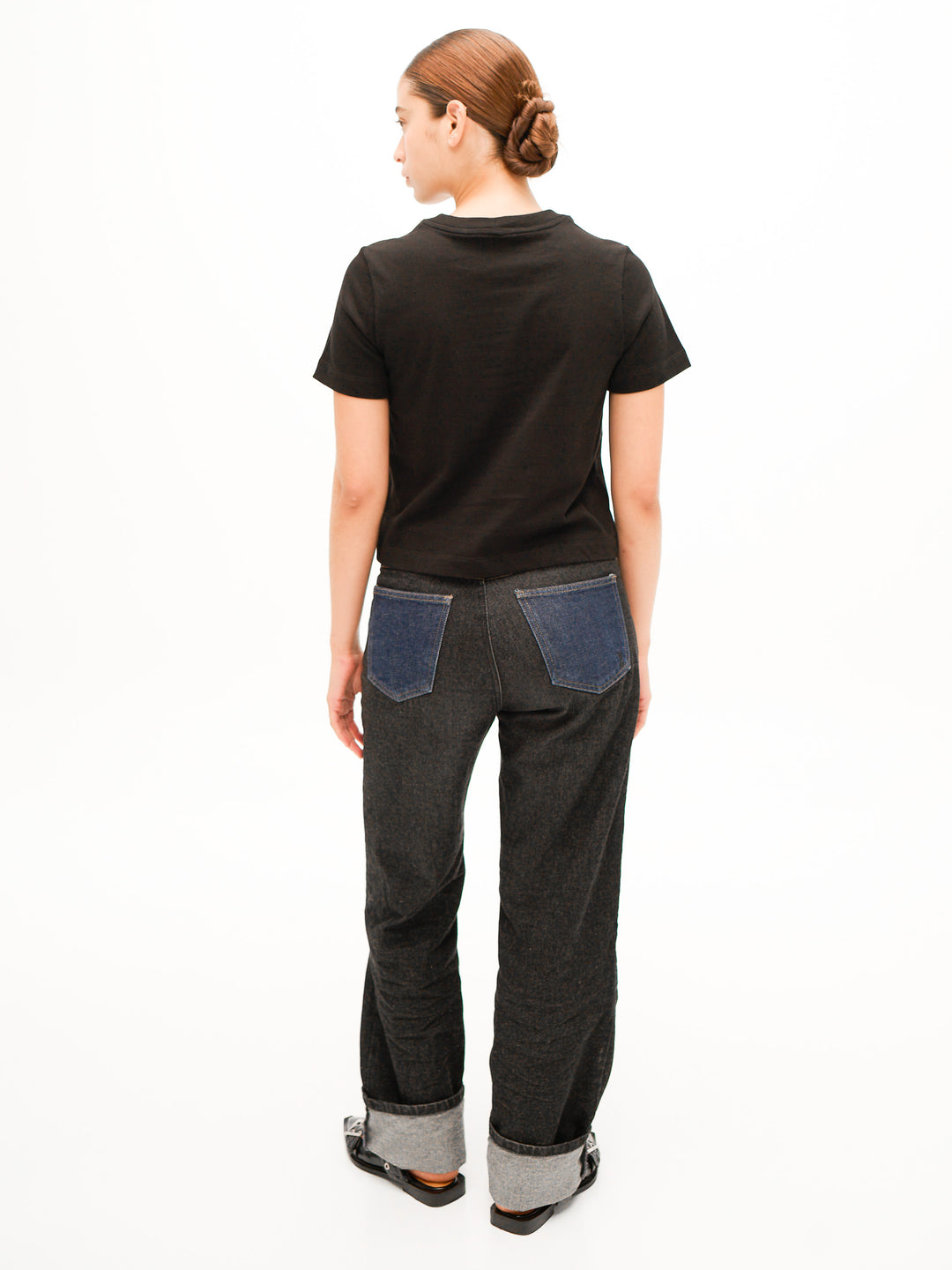 Cowgirl Jean in Black & Blue