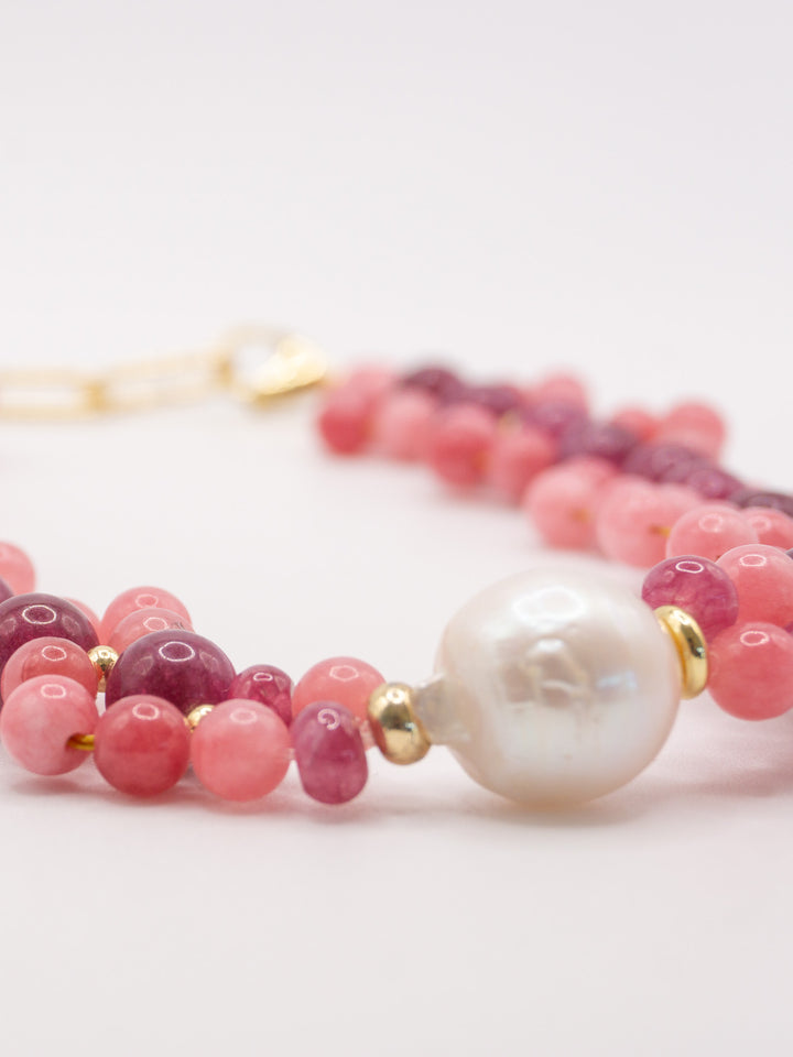Rosé Stone Choker