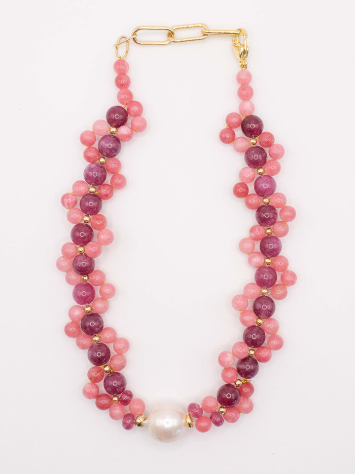 Rosé Stone Choker