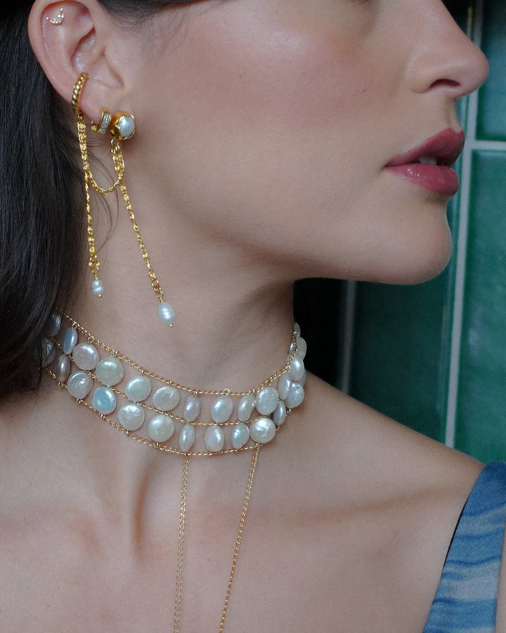 Pearl Power Earrings