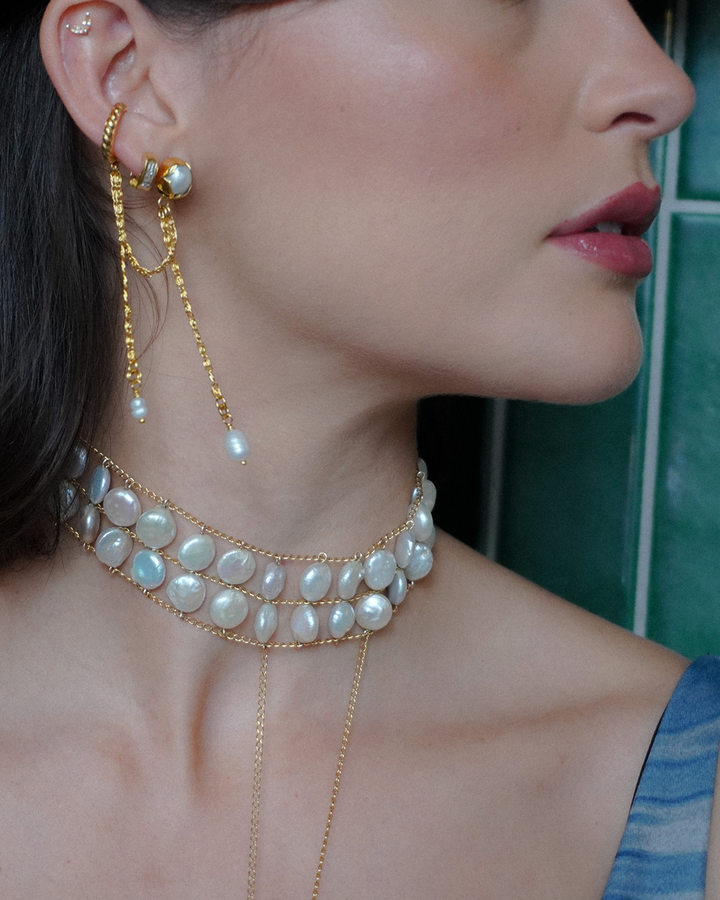 Pearl Power Earrings