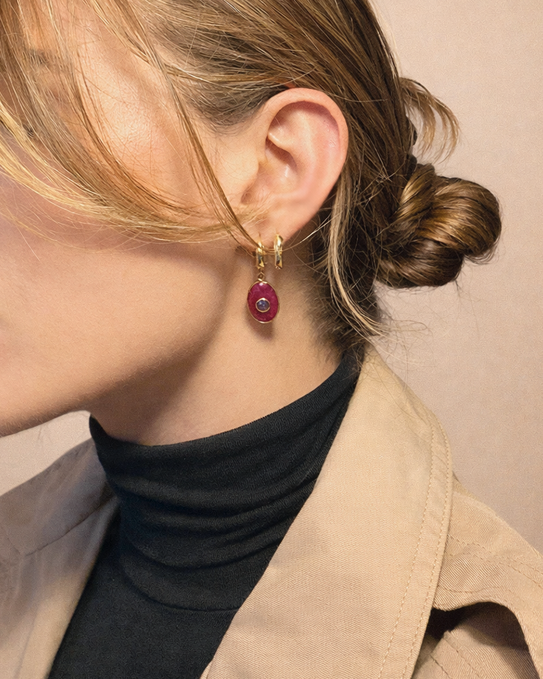 La Piedra Quartz Earring