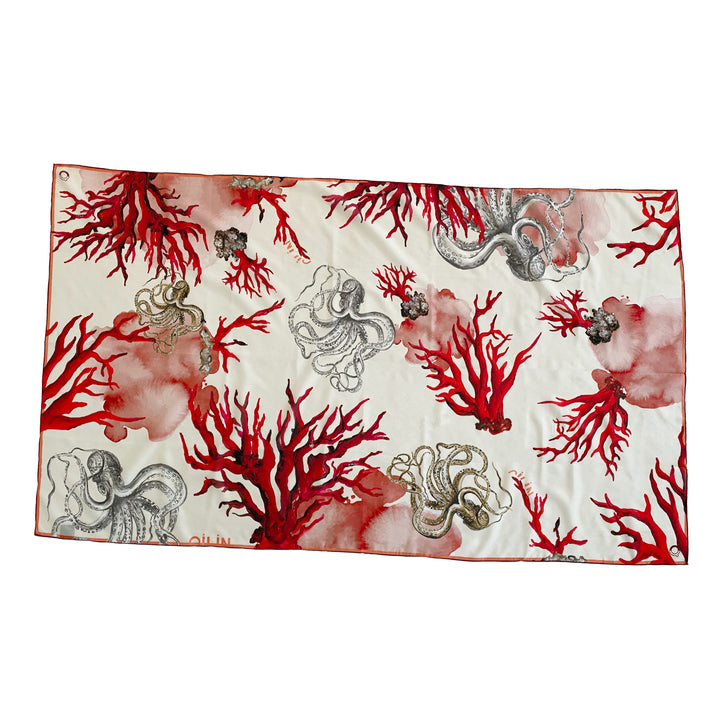 Pareo Red Octopus