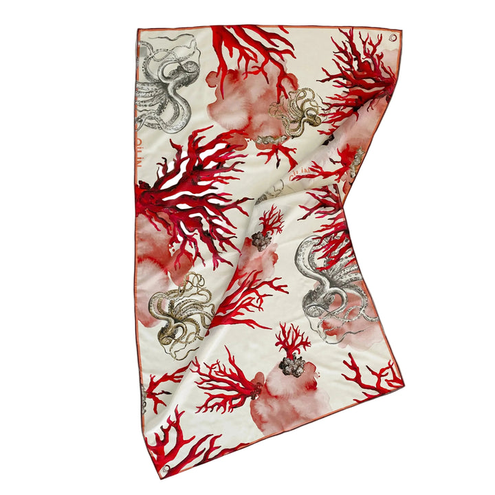 Pareo Red Octopus