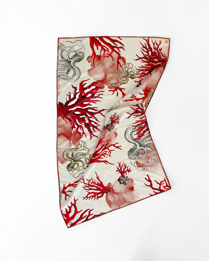 Pareo Red Octopus