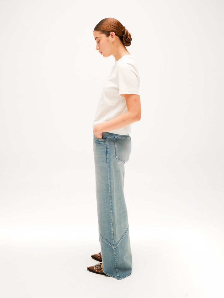 The Weekender Jean in Light Blue